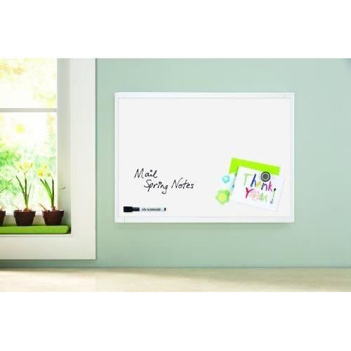 Tableau magnétique - Nobo - Quartet - 585 x 430 mm - Accessoires inclus - Cadre en plastique blanc