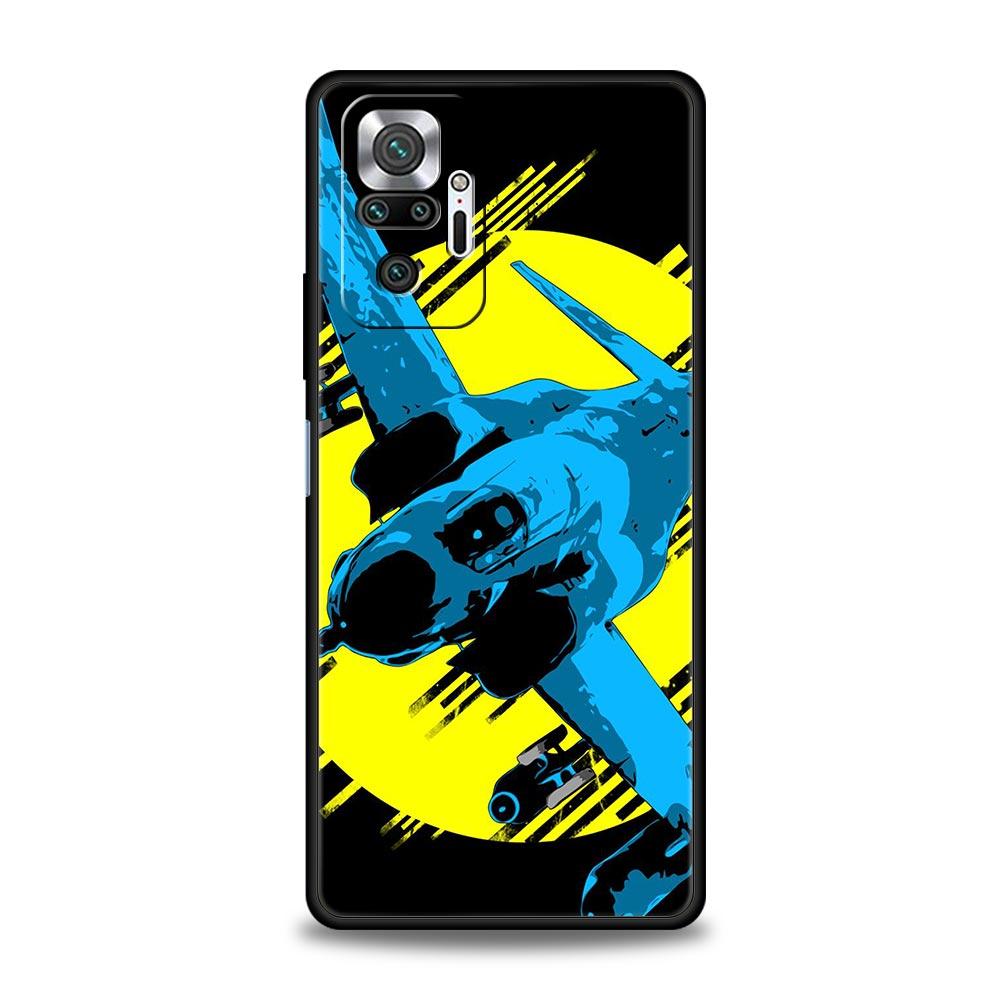 Handyhülle für Xiaomi Redmi Note 12 10 11 9 8 Pro Plus 9S 7 8T 9T 9A 8A 9C K40 Gaming Soft Cover JDM Sportwagen Lampe Flugzeug