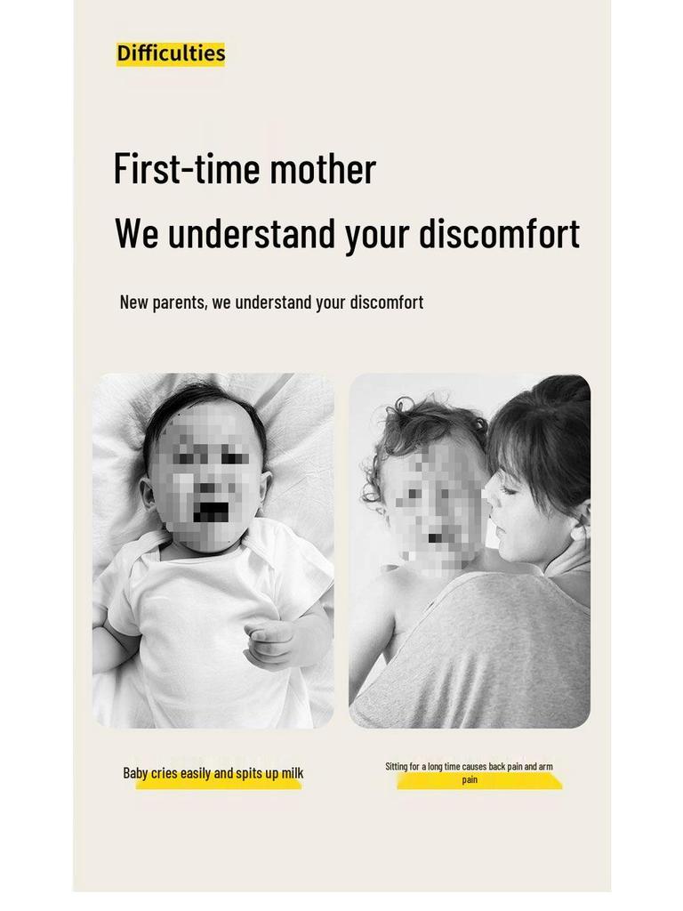 Säuglingsstützkissen zum Selbstfüttern und Flaschenfüttern