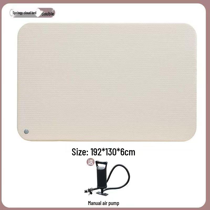 Automatic Inflatable Double Camping Mattress with Spring Coil