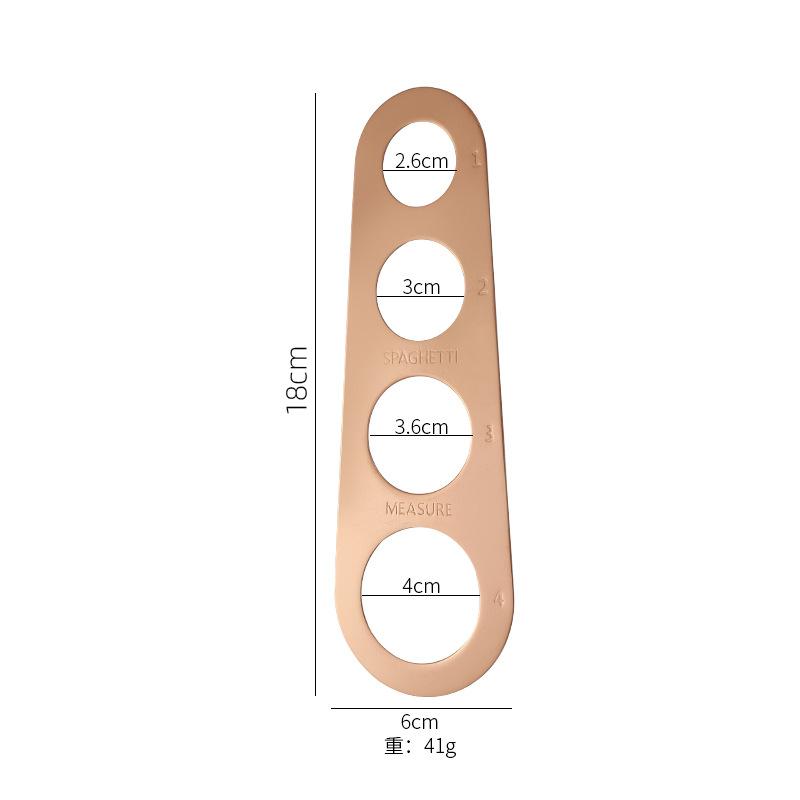 Stainless Steel Spaghetti Measurer Pasta Measure Cook Kitchen Utensil Tools Noodle 4 Hole Measuring Portion Control