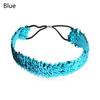Costume Headwear Hair Accessories Sequin Headband Glitter Hairband Elastic Shiny Bow