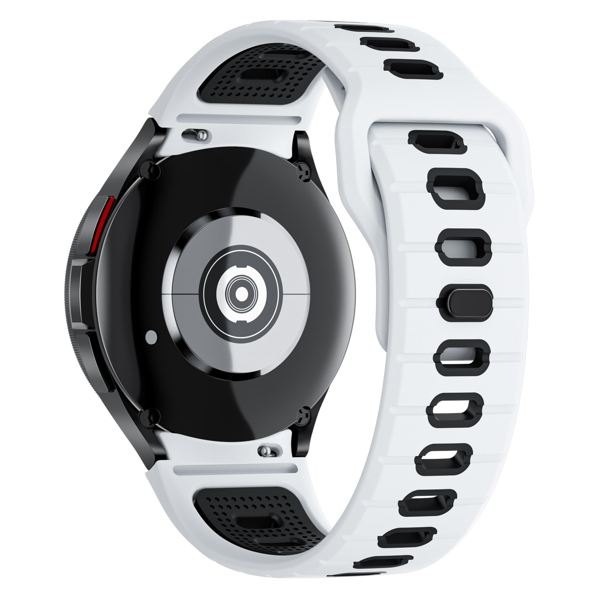 

Спортивный ремешок No Gaps для Samsung Galaxy Watch 7 6 5 4 44 мм 40 мм FE 6 Classic 43 мм 47 мм 4 Classic 46 мм 42 мм, мягкий спортивный силиконовый ремешок для браслета for galaxy watch 7