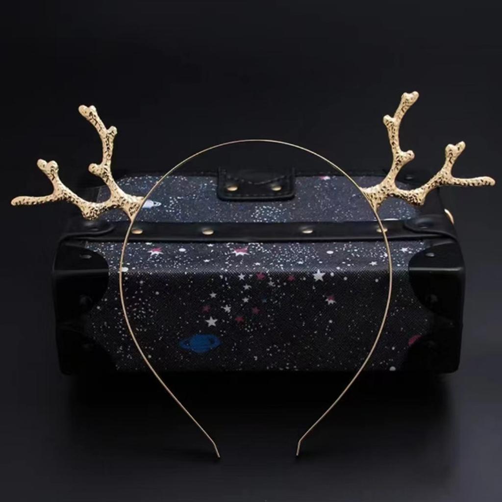 Stylish Christmas Headwear For Teens Girls Metal Hair Ornament Comfortable Wear Party Celebration