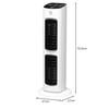 Iris Ohyama Ceramic Fan Heater Ceramic Heater Tower Type Slim High Type Switchable Up and Down Room Temperature Sensor Air Blower Function Human Senso