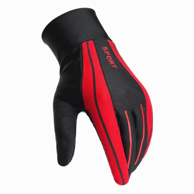 

Cycling Gloves Men and Women Outdoor Sports Driving Fishing Anti-slip Floppy Ice Silk Full Finger Touch Screen Fishing Gloves One Size