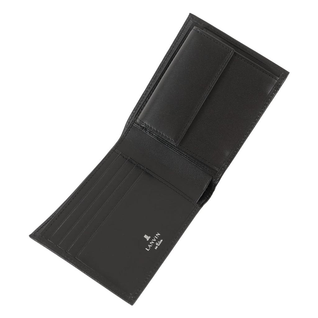 Lanvin en Bleu Dexter Compact Mini Wallet with Coin Muted Genuine Cowhide Taupe Bi-fold Wallet, Purse, Casual, Color, 524605, Leather, [65]