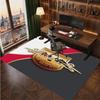 RB Leipzig Football Print Crystal Velvet Rug, Comfortable Water Absorbent Non Slip Indoor Floor Carpet