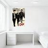 The Clash Punk Rock Metal Tin Sign Band Members City Street Aesthetic Wall Decor for Man Cave Bar Cafe Home Pub Art Decoration