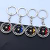 Metal Brake Wheel Hub Turning Integrated Gun Black Key Pendant Holiday Gift Mercedes-Benz Wheel Hub Caliper Keychain