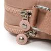 Compact Nylon Crossbody Bag with Double Zipper Closure Adjustable Strap Small Casual Purse for Daily Travel