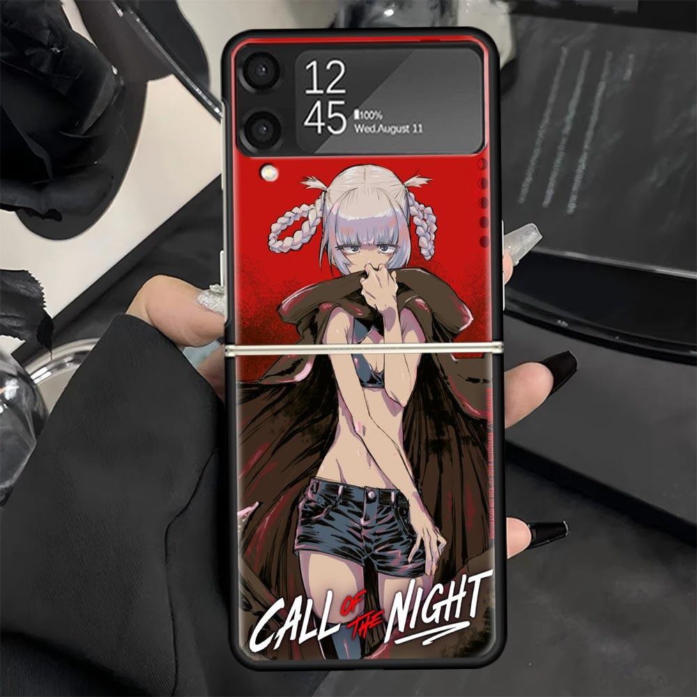 Nazuna Nanakusa Anime Phone Case for Samsung Galaxy Z Flip 7 6 5 4 3 5G Black Cover ZFlip7 ZFlip6 ZFlip5 ZFlip4 ZFlip3 Fundas Ga