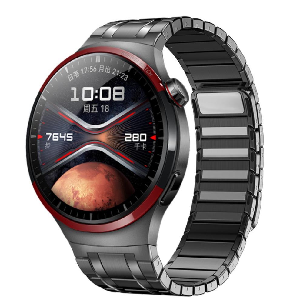 Metal Magnetic Watch Band with Press-Fit Seamless Quick Release for Huawei Watch 4 Pro  AP Style