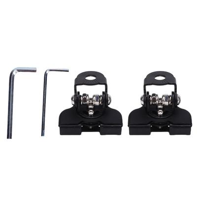 2 PEZZI Staffa di Montaggio Barra Luminosa a LED per Cofano Regolabile Morsetto Porta Supporto per Fari da Lavoro a LED per Auto SUV Camion Dirt