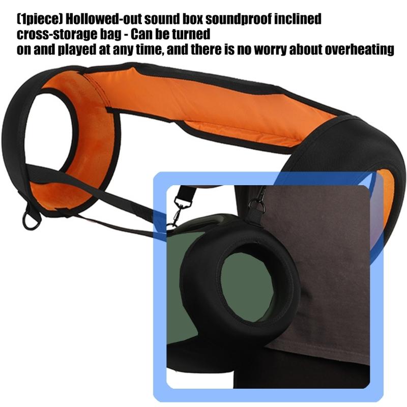 Durability EVA Protective Case With Shoulder Strap For Boombox4 Speaker Shockproof Water Resistant Carrying Bag