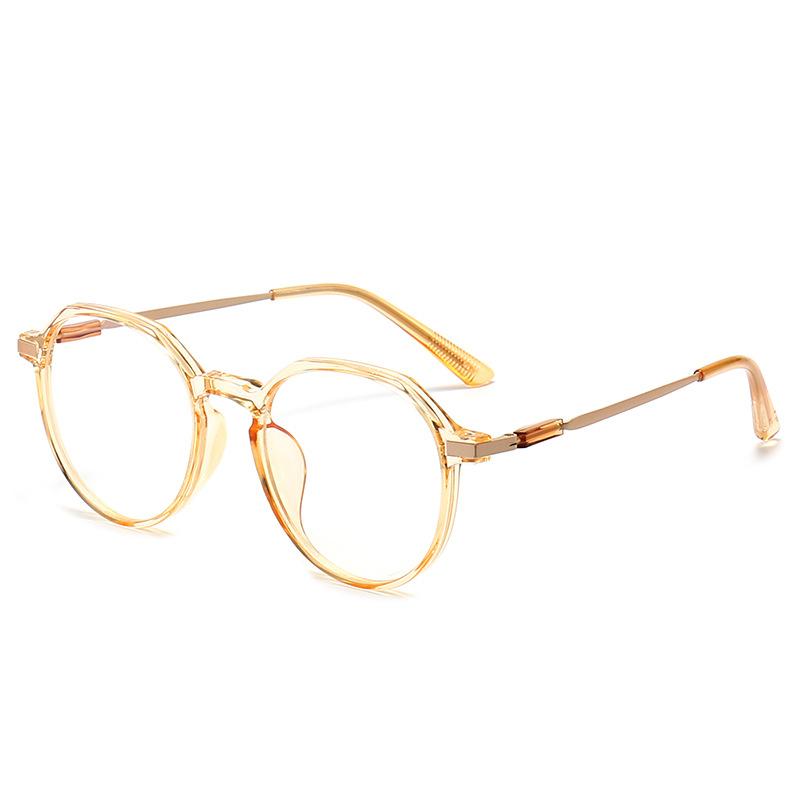 Unisex Fashion Round Myopia Glasses Men Women Prescription Eyewear with Diopter 0 To -6.0 Luxury Short-sighted Eyeglasses