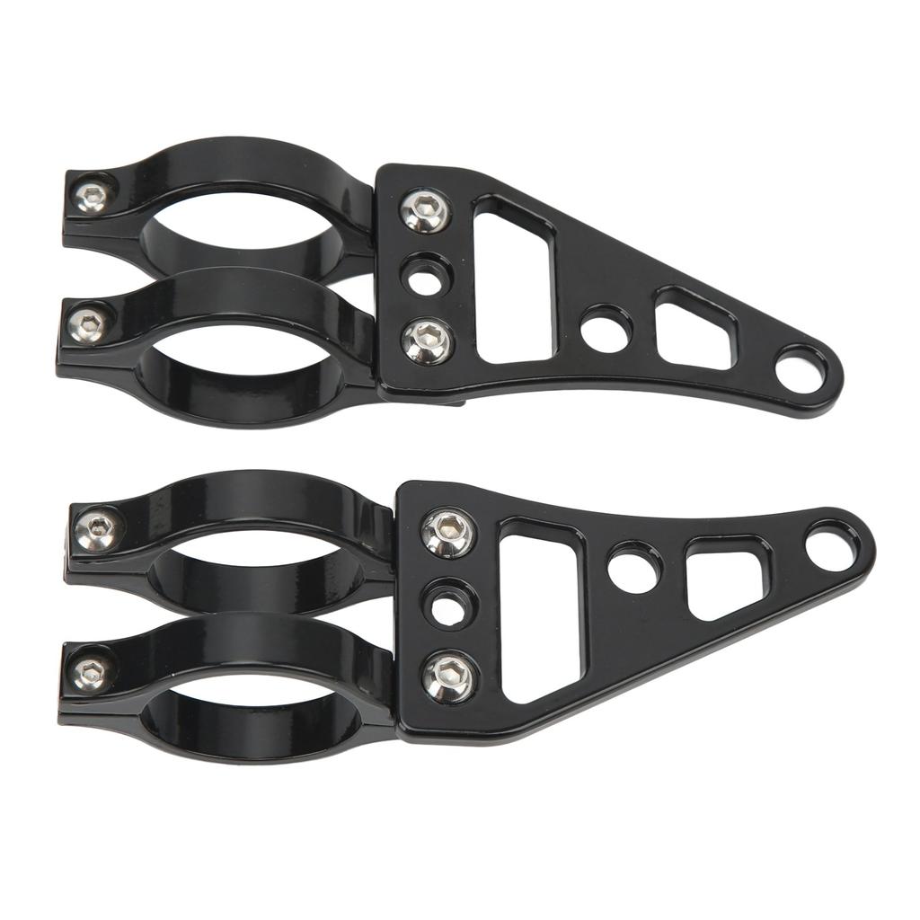 2 Pcs Fork Headlight Mount Bracket 41mm Motorcycle Head Lamp Holder Clamps Replacement for Suzuki