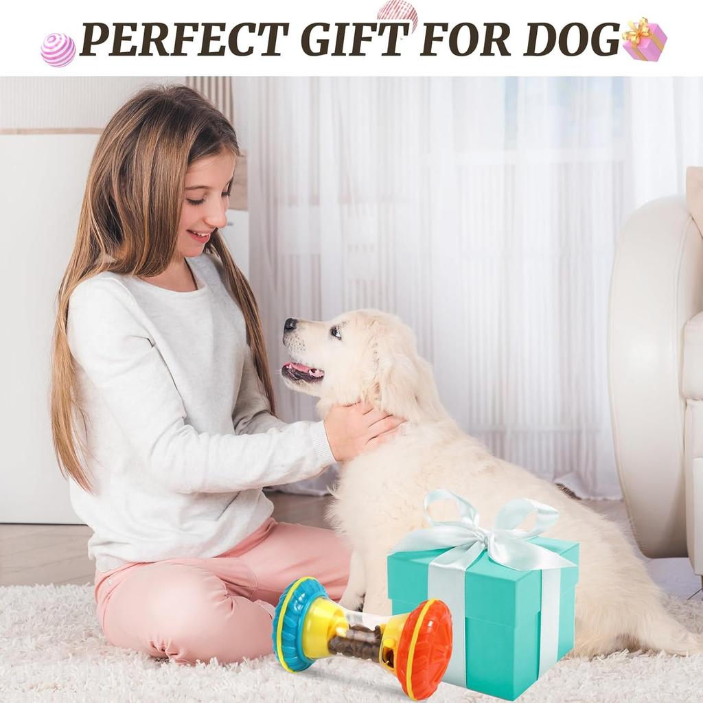 MateeyLife Treat Dispensing Dog Toys - Interactive Dog Enrichment Puzzles for Large & Small Dogs, Mental Stimulating Chew-Resistant Toys to Keep Pets