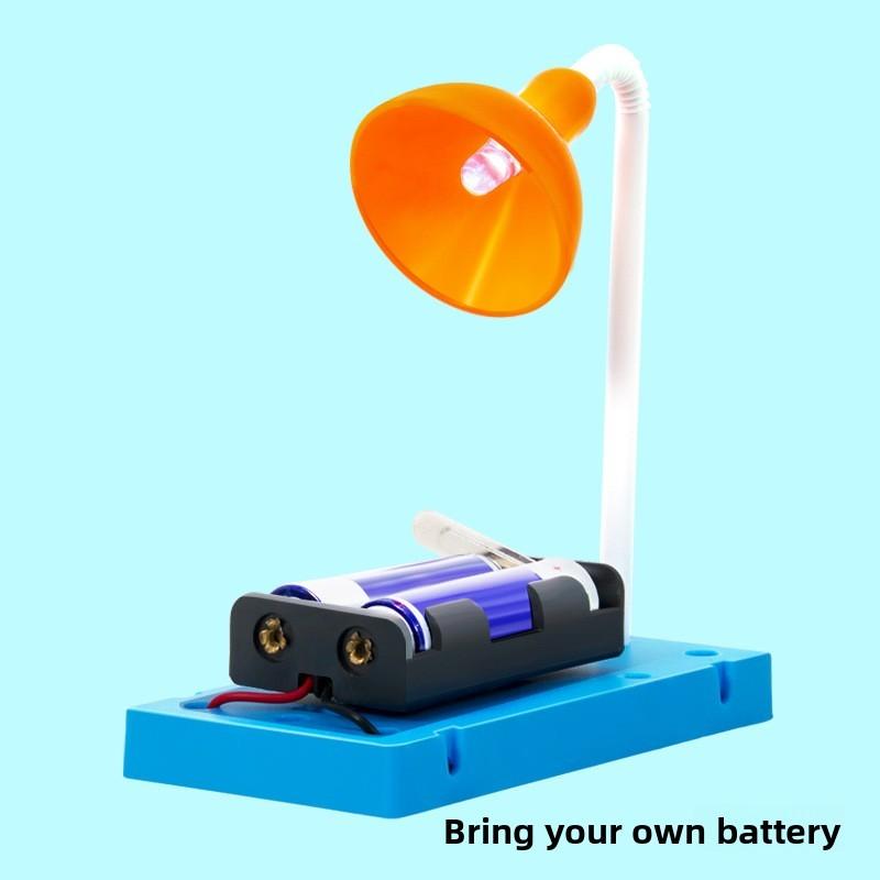 

Childrens Science Kit With Luminous Desk Lamp For Students Educational Craft Material Pack