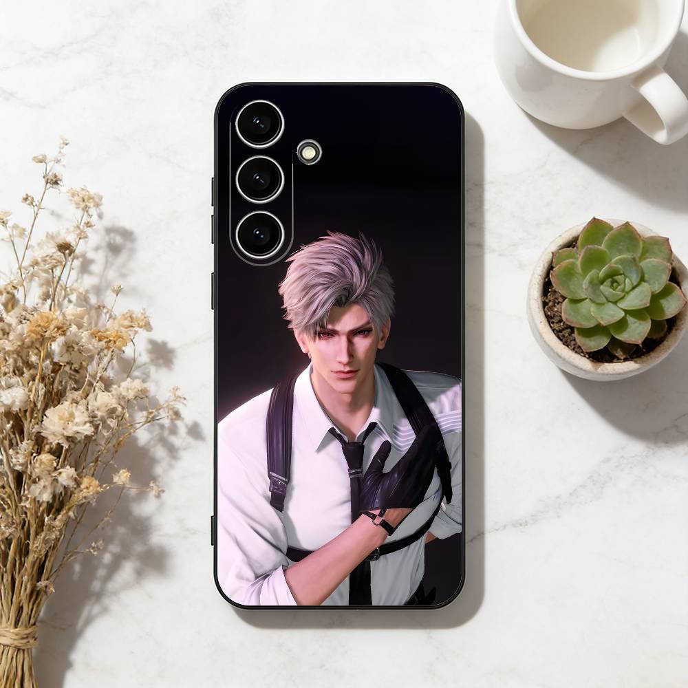 

Game L-love And Deepspac Phone Case For Samsung Galaxy A73,A72,A71,A70,A53,A52,A51,Soft Black Shell Samsung a41