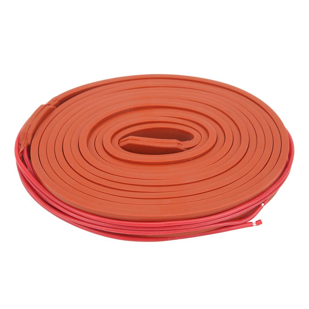 Silicone Heating Tape Belt Waterproof Flexible Automatic Control 120W for Air Compressor DC24V