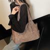 Women Retro Soft Leather Tote Bag Large Capacity Shoulder Handbag Vintage Multi-Pocket Work Shopping Crossdbody Bags