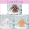 Plush Poodle Dog Toy Gift For Girls With Keychain And Bag Decor