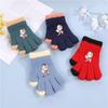 Autumn and Winter Ultraman Children's Gloves Cartoon Full-finger Simple Boy Warm Kindergarten Student Little Boy