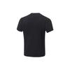 Li-Ning Fitness Series Logo Print Quick-Drying Short Sleeve T-Shirt Men Tops Black ATST573-1