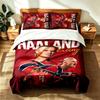 Erling Haaland (1) 3pc Set Suitable for Master Bedrooms Soft and Comfortable an Ideal Gift for Family and Friends Includes One Duvet Cover and Two Pil