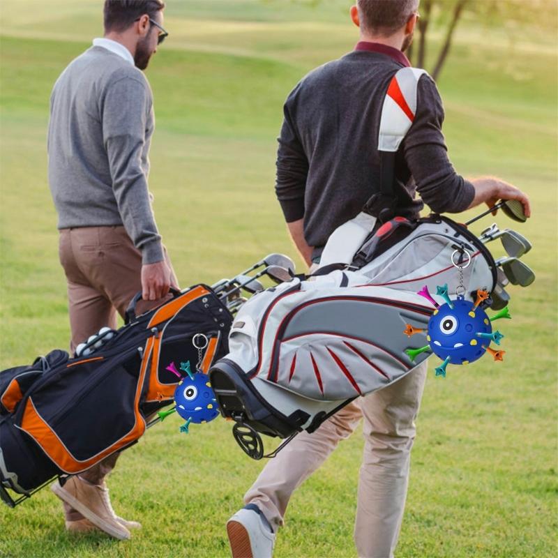 Portable Silicones Golf Tees Holder With Light weight Build For Easy Carrying And Storage In Golf Bags