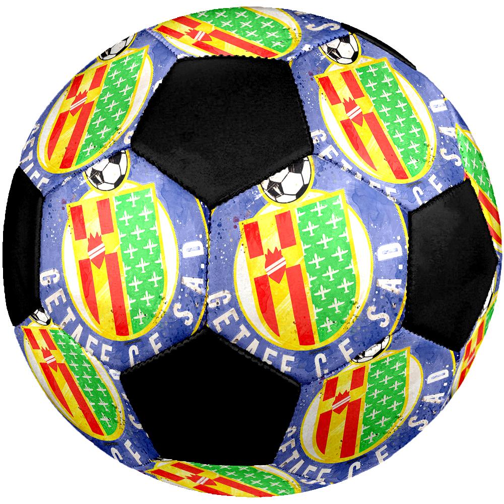 SIZE 5 Getafe CF Soccer Ball Colorful All Ages Machine Stitched PVC Competition Ready Durable High-Bounce