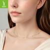Simple Moissanite Collarbone Chain Simple Classic High-End S925 Sterling Silver Necklace Collarbone Chain