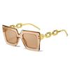 JYL TS Sunglasses Summer Chain Square INS Women/981