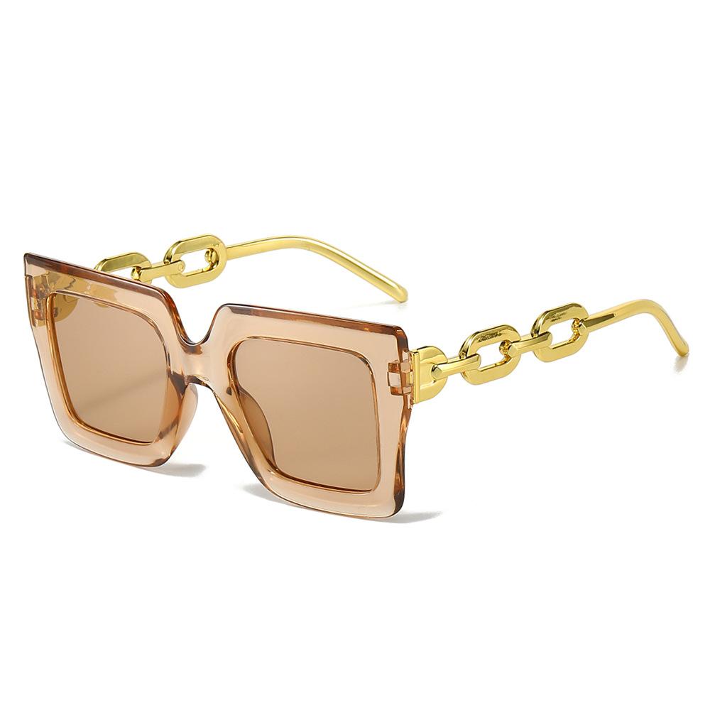 JYL TS Sunglasses Summer Chain Square INS Women/981