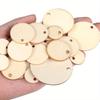 Lot de 300 disques ronds en bois de 3/4/5 cm, 2 cm, 3 cm, 4 cm, 5 cm, pour panneaux vierges, artisanat, fête de mariage, cadeau, étiquette, étiquette volante, cartes