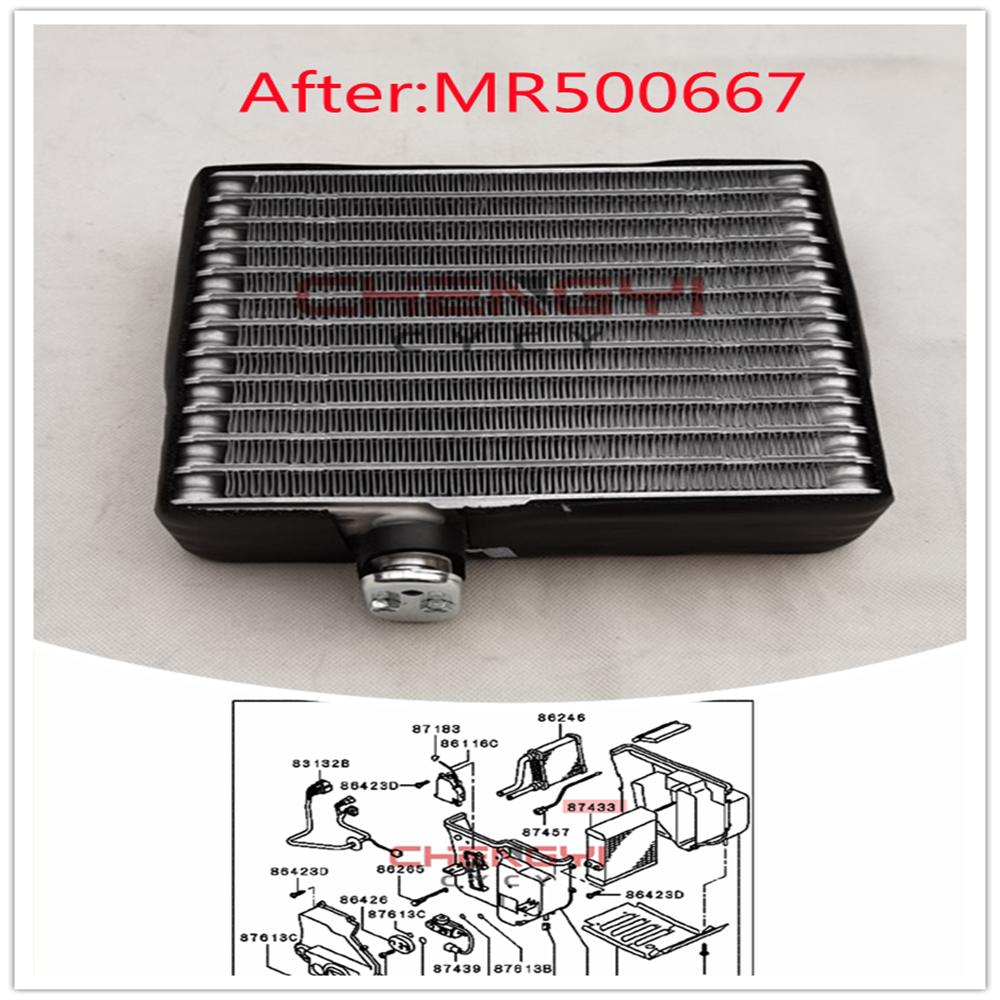 

AUTO A/C Air Conditioning AC Evaporator Core Coil For Pajero Montero N84W V63W V73W V77W MR398361 MR500667 44068 249905 EV2106 After MR500667