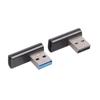 2Pcs/pack USB 3.0 To USB C 90 Degree Bend Adapter Convenient Connection For Computer Tablet Mobile Accessories