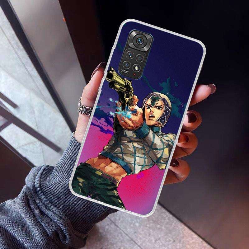 JoJo's Bizarre Adventure Kujo Jotaro Phone Case For Xiaomi Redmi Note 10 11 12 13 14 15 Pro Plus 11S 12S 14S 11T 11E 10S Soft TP