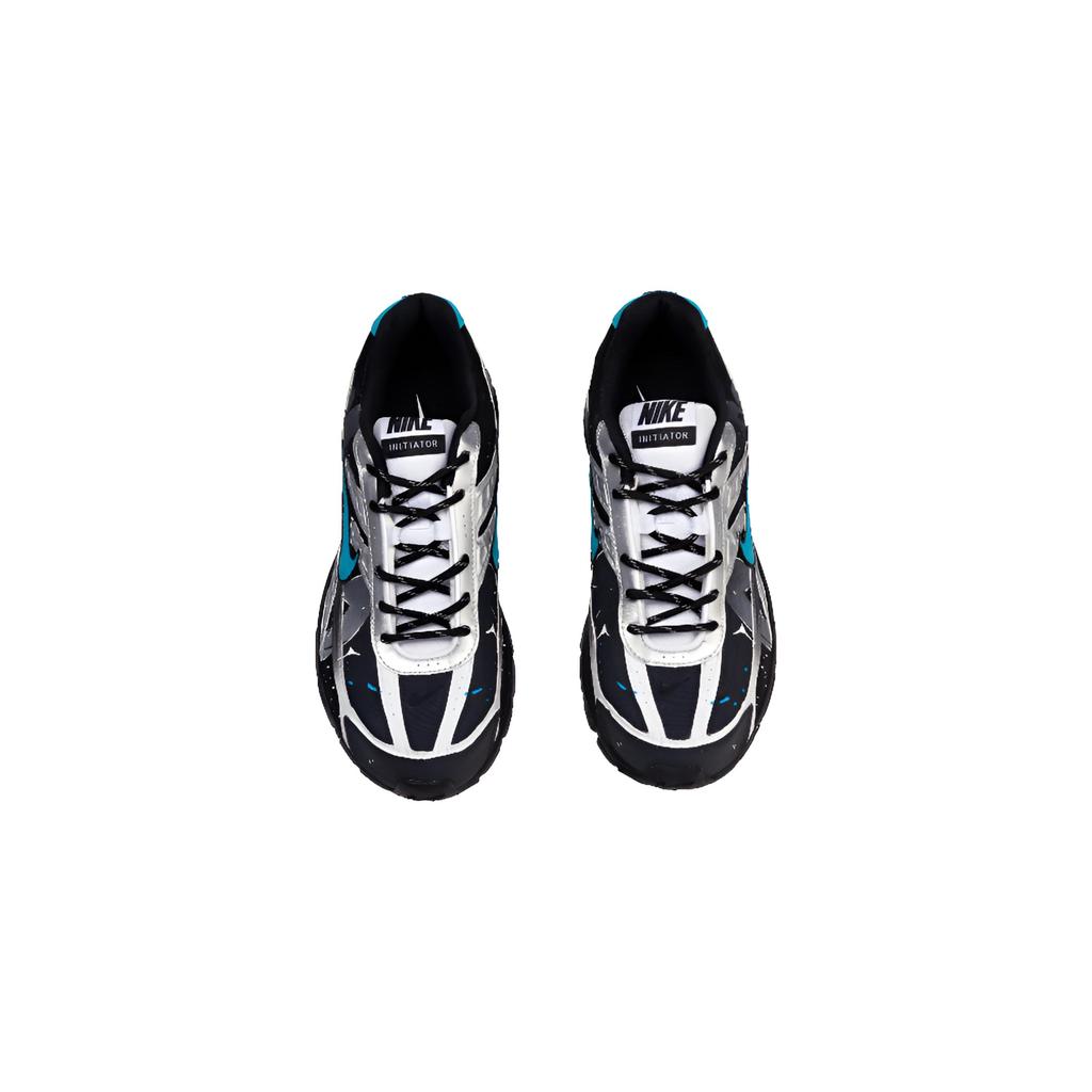 Nike Initiator Mesh Cushioning Abrasion Resistant Breathable Coverage Lightweight Low top Running Shoes Unisex Black 394055-100(Team960-)