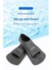 Unisex Silicone Short Swim Fins for Freestyle and Breaststroke - Professional Diving Training for Adults and Kids