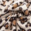 Super Soft Coral Fleece Flannel Blanket Leopard Stripe Printed Sofa Bedspread Plaid Design For Comfortable Home Living