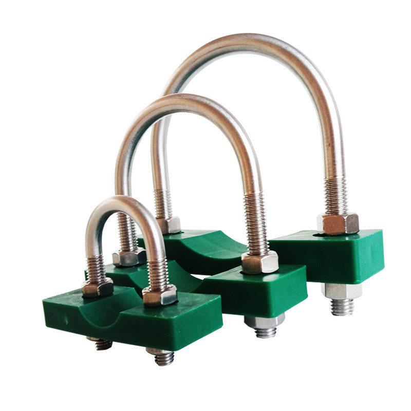 Galvanized Marine Hydraulic Pipe Clamp with Plastic Pad (JB/ZQ4519D Type) DN15
