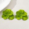 ZA elegant flower designer temperament earrings simple personality exaggerated trend ear jewelry