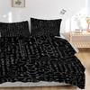3pcs Chemical Formulas and Symbols Quilt Cover Set, Soft and Cozy Bedroom