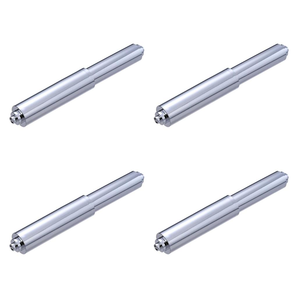 4 Pieces Toilet Paper Holder Spring Rod, Easy Installation,Toilet Roll Rods Adjustable Replacement Tissue Box Paper Roll Core