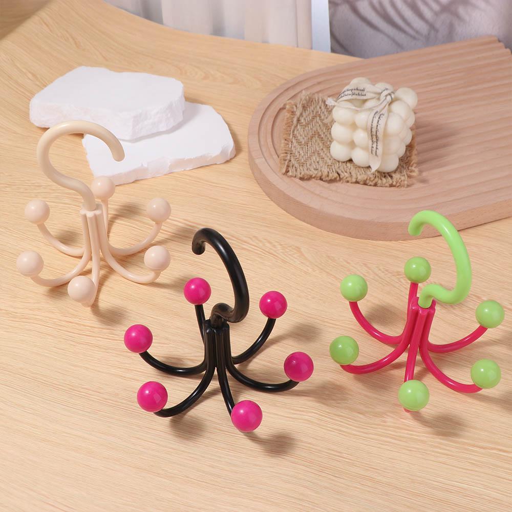 6pcs Six Claws Dopamine Hook Hanger Space-Saving Multi-Functional Hooks Home Storage