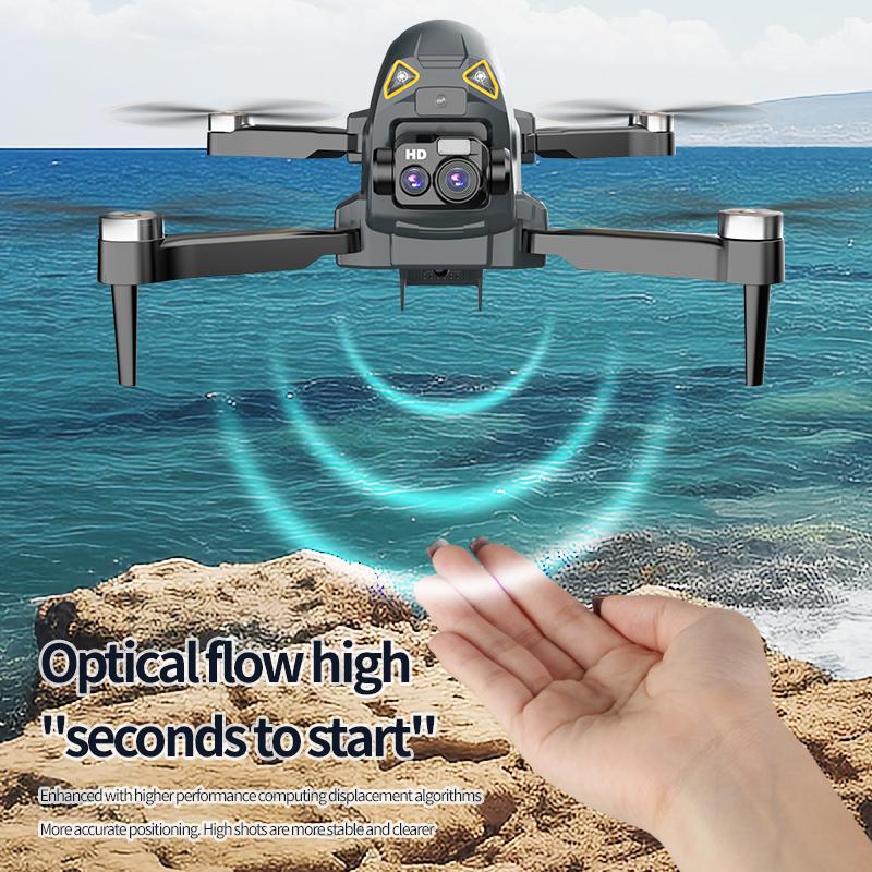 S177 Rc Drone 4K Professional Hd Dual Camera Brushless Optical Flow Ostacle Avoidance Position Aerial Photography Fpv Quadcopter