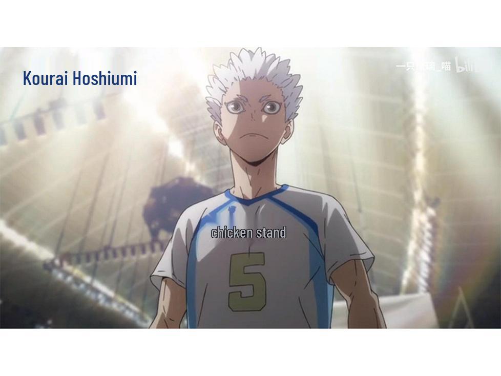 Haikyuu Korai Hoshiumi Ohdai High School Cosplay Jersey Team Uniform