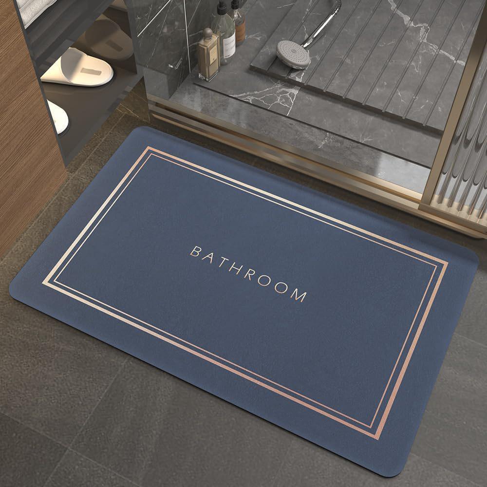 Nordic Style Diatom Mud Non-Slip, Stain-Resistant, Easy-to-Clean Bathroom Foot Mat
